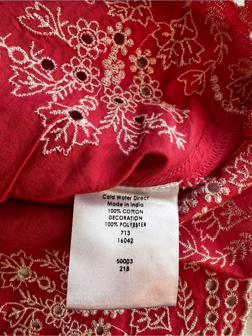 Coldwater Creek Hot Pink Embroidered Tunic Top - Picture 8 of 8